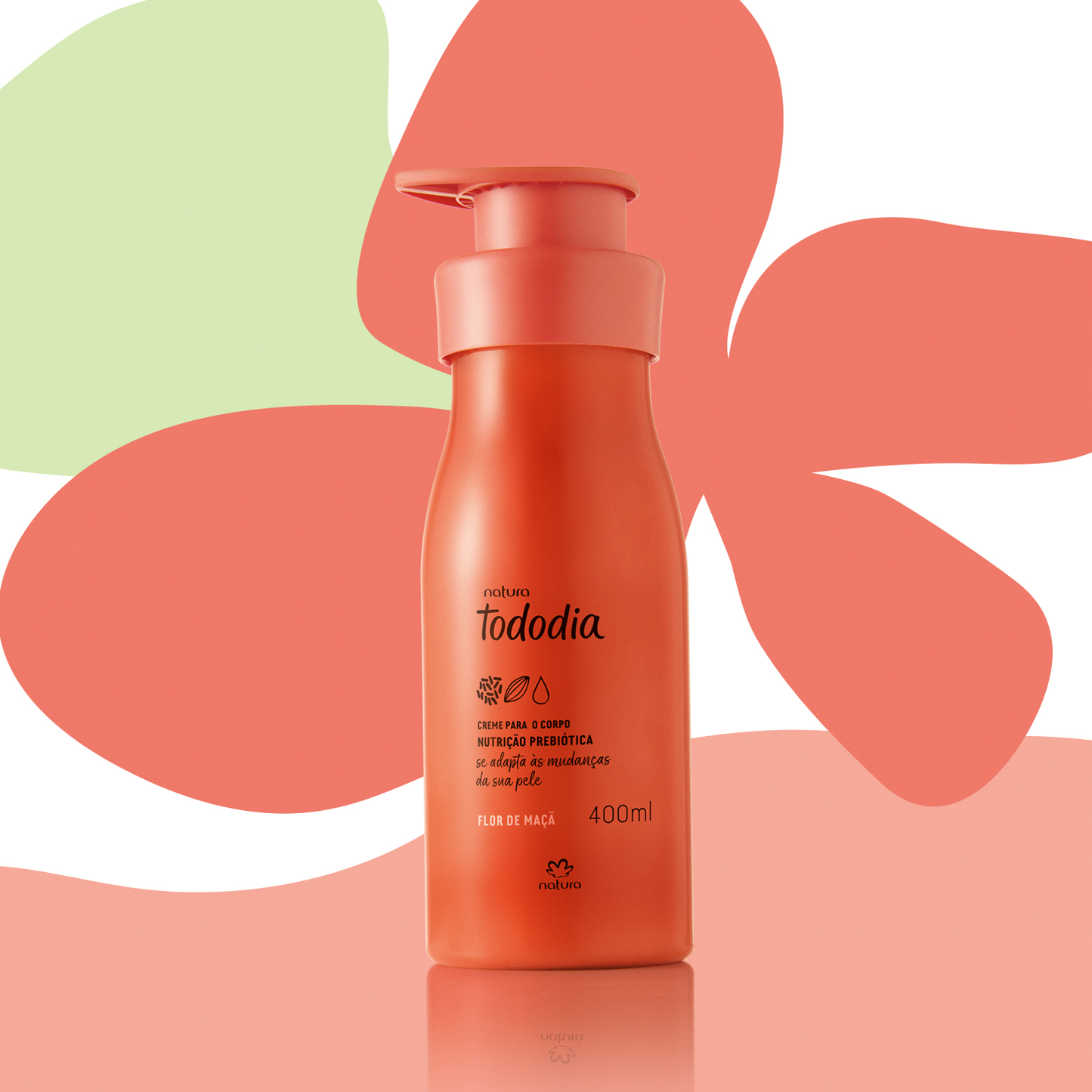 Creme Nutritivo Para o Corpo TodoDia Flor de Maçã 400ml - Natura