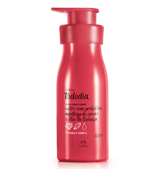 Creme Desodorante Nutritivo para o Corpo Tododia Tâmara e Canela 400ml - Natura