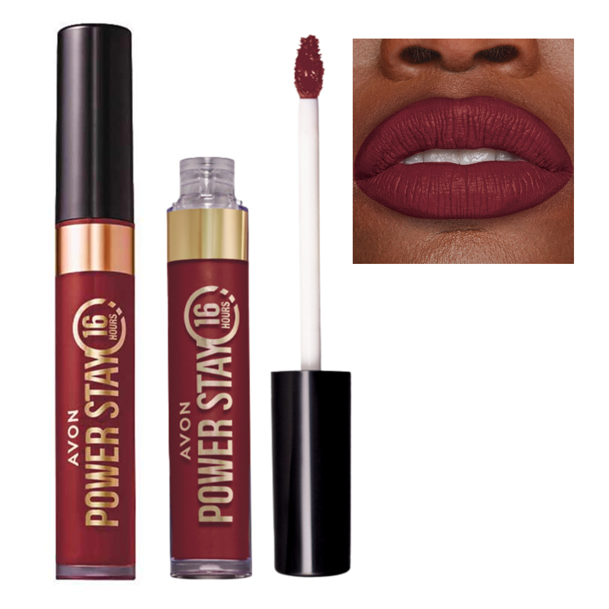 Power Stay Batom Líquido Matte 16h Avon