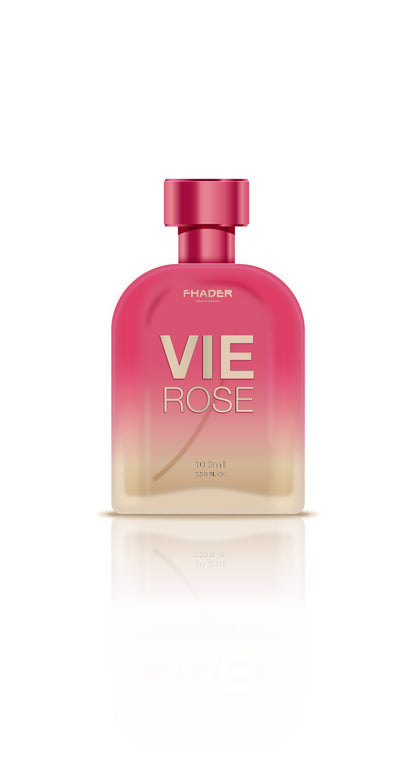 Combo Colonia Fhader 100ml + Body Splash Fhader 200ml + Creme Hidratante Fhader 200ml Vie Rose