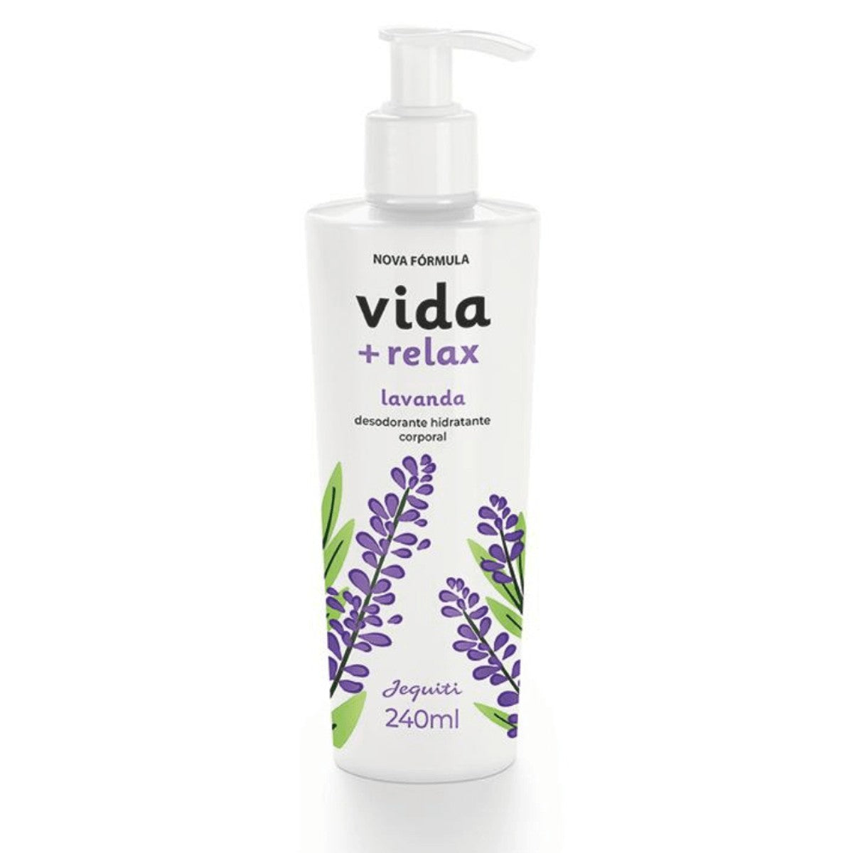 Vida + Relax Lavanda Hidratante Corporal 240ml - Jequiti
