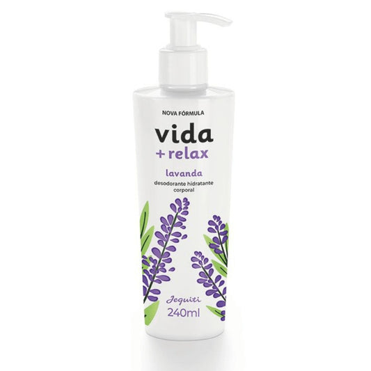 Vida + Relax Lavanda Hidratante Corporal 240ml - Jequiti