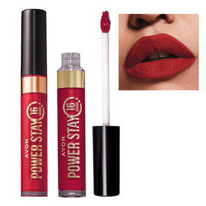 Power Stay Batom Líquido Matte 16h Avon
