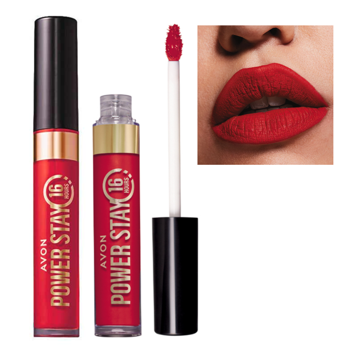 Power Stay Batom Líquido Matte 16h Avon
