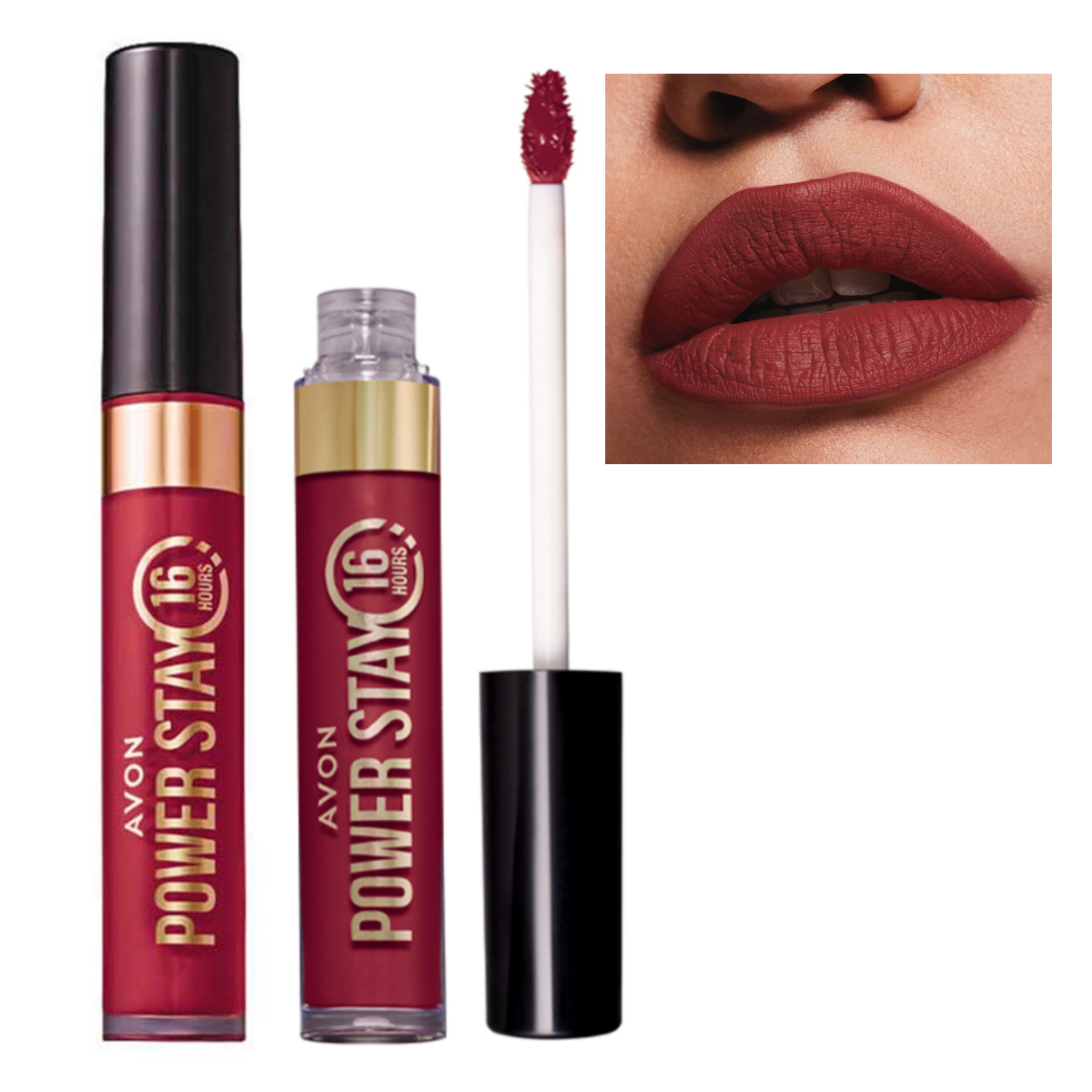 Power Stay Batom Líquido Matte 16h Avon