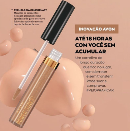 Corretivo Líquido Power Stay 18Horas (4ml) – Avon