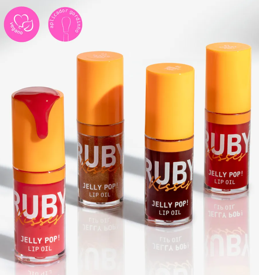 Lip Oil Jelly Pop 4ml - Ruby Kisses