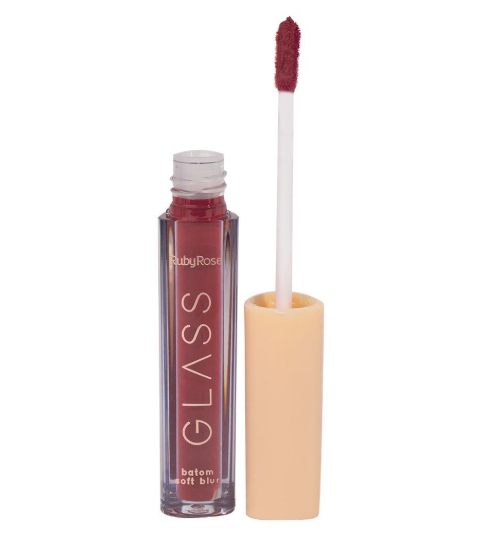 Batom Liquido Soft Blur Glass 3,3ml - Ruby Rose