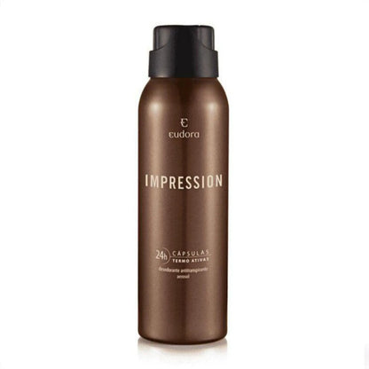 Desodorante Antitranspirante Aerossol Impression 150ml - Eudora