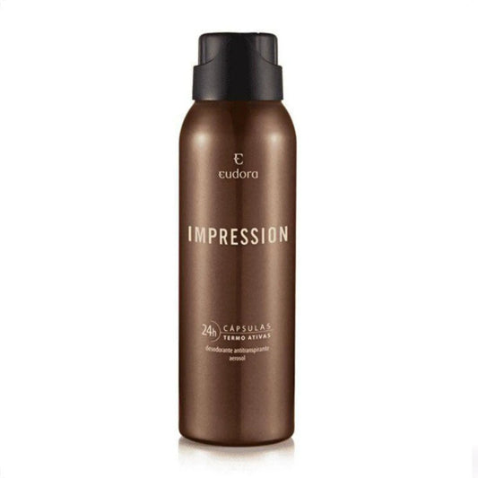 Desodorante Antitranspirante Aerossol Impression 150ml - Eudora