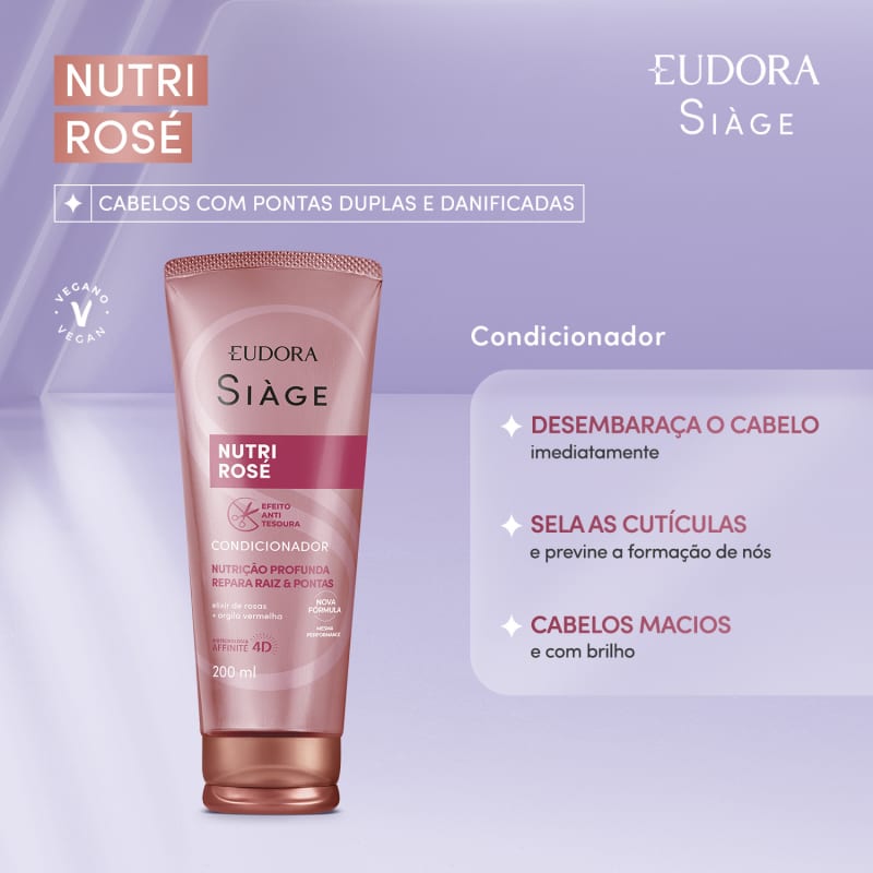 Condicionador Nutri Rose Siàge 200ml