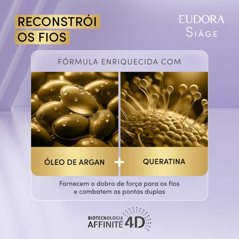 Máscara Capilar Siàge Reconstrói Os Fios 250g - Eudora