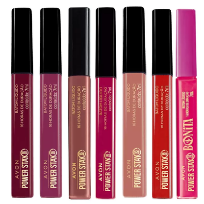 Power Stay Batom Líquido Matte 16h Avon