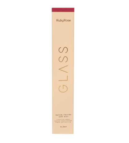 Batom Liquido Soft Blur Glass 3,3ml - Ruby Rose
