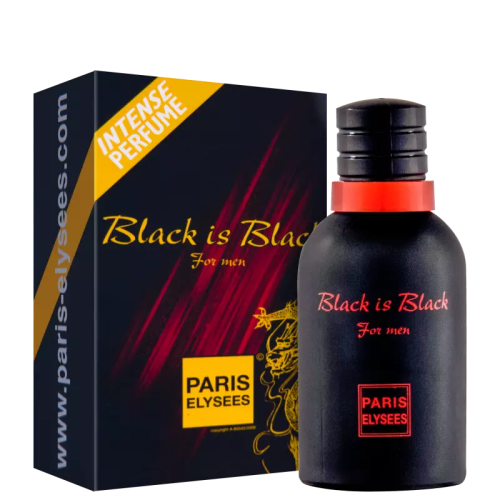Black Is Black Eau de Toilette Masculino - Paris Elysees