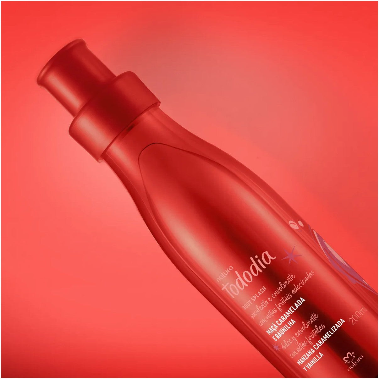Body Splash Tododia Maçã Caramelada e Baunilha 200ml - Natura