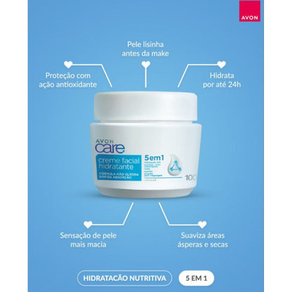 Creme Facial Hidratante 5 em 1 Avon Care 100g