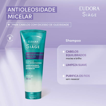 Shampoo Anti Oleosidade Micelar Siàge 250ml