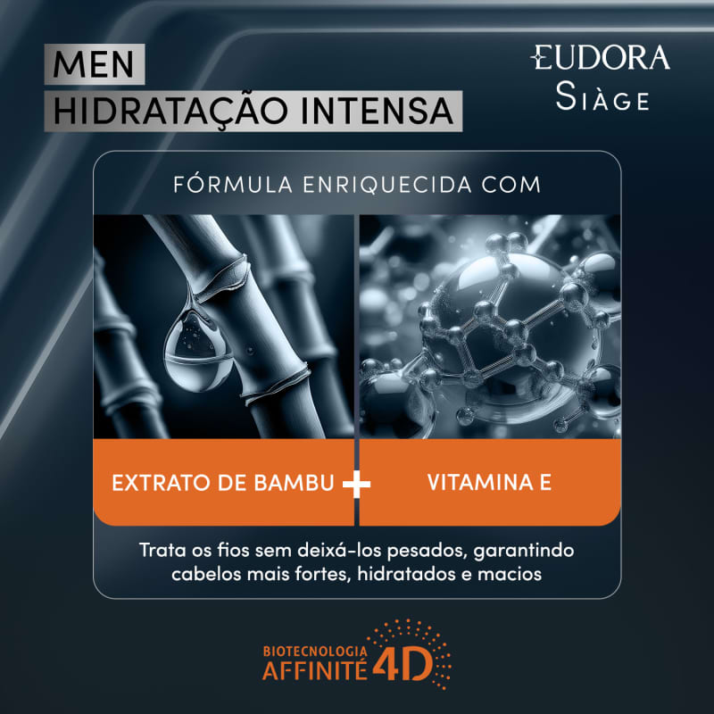 Condicionador Siàge Men Hidratação Intensa 200ml - Eudora