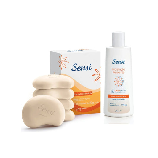 Combo Sensi Extrato de Calendula (Hid 220ml + Sabonete Barra c5 80g)