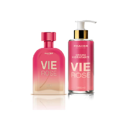 Combo Colonia Fhader 100ml + Creme Hidratante Fhader 200ml Vie Rose