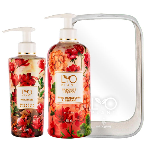 Kit Lyoplant Magnolia e Rosa Damasceno (3 itens) - Mahogany