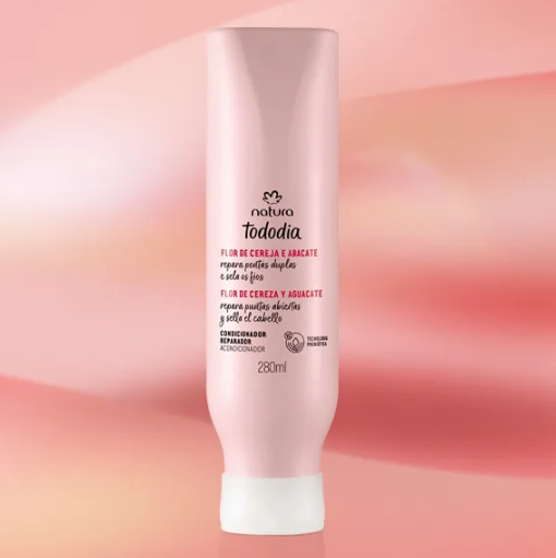 Kit Shampoo E Condicionador Tododia Flor de Cereja e Abacate - Natura