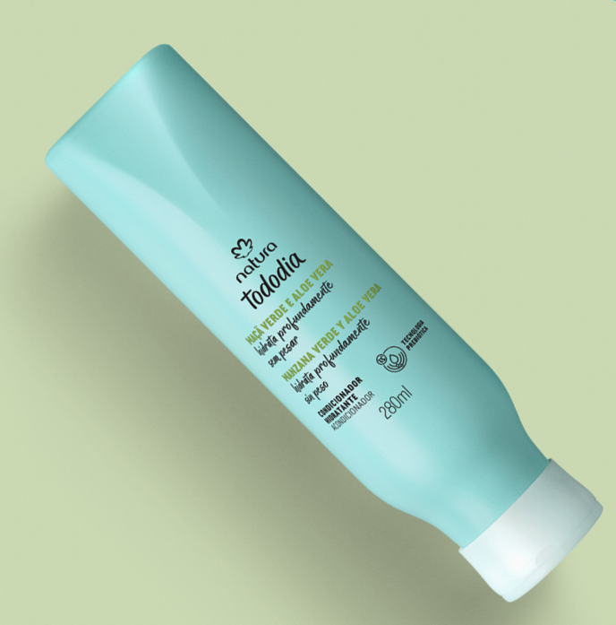 Tododia Condicionador Hidratante  Maçã Verde e Aloe Vera 280 ml - Natura