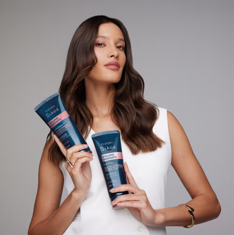 Combo Volume Imediato Siàge Shampoo 250ml + Condicionador 200ml - Eudora