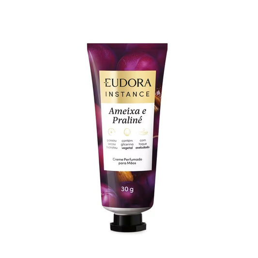 Creme Perfumado Para As Mãos Instance Ameixa e Praliné 30g - Eudora