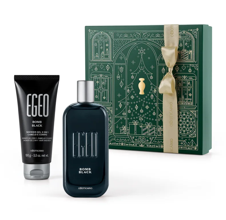 Kit Presente Egeo Bomb Black - O Boticário
