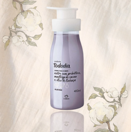 Creme Nutritivo Para o Corpo Tododia Algodão 400ml - Natura