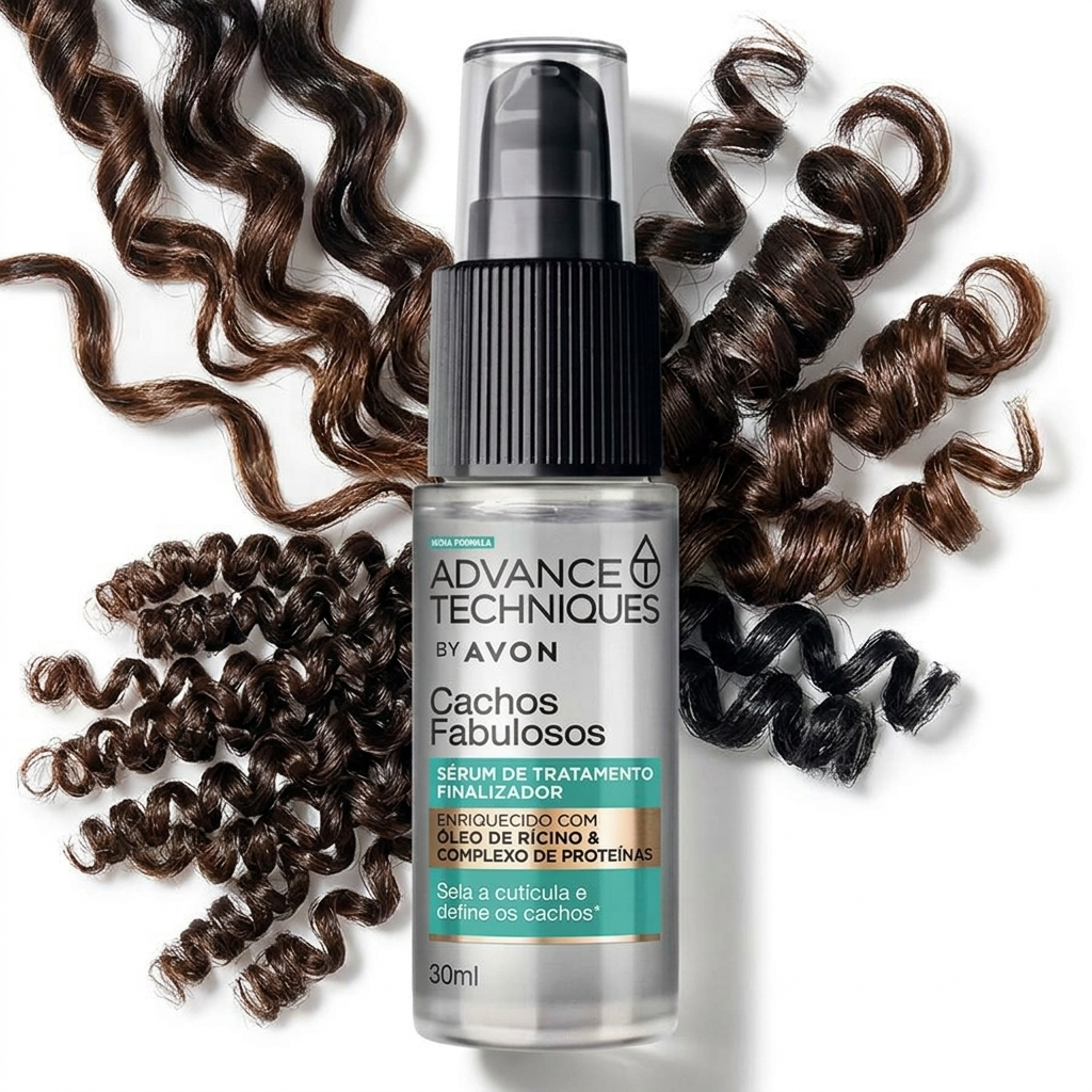 Sérum de Tratamento Finalizador Cachos Fabulosos Advance Techniques 30ml - Avon