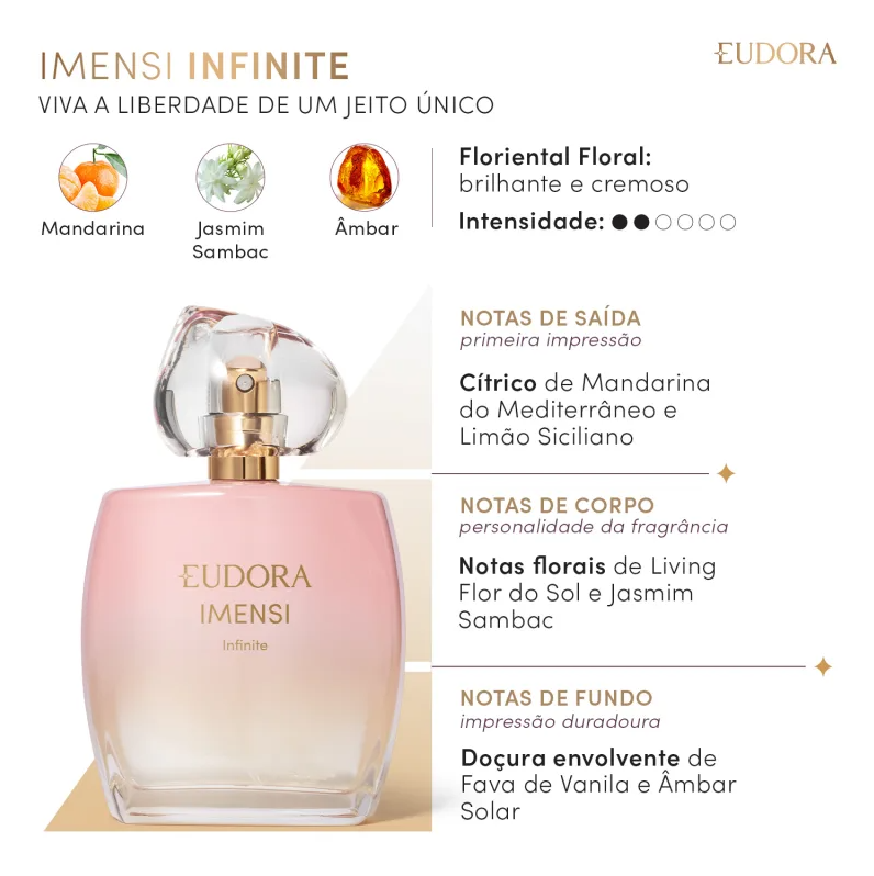 Imensi Infinite Desodorante Colônia 100ml - Eudora
