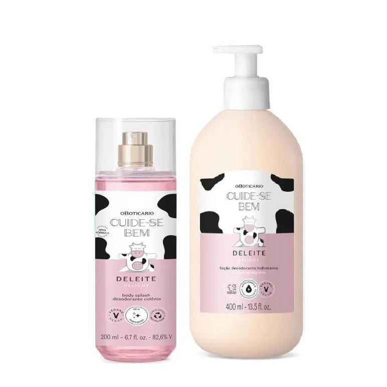 Kit Cuide-se Bem Deleite (Hidratante 400ml + Body Splash 200ml)