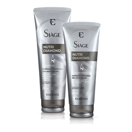 Combo Siàge Nutri Diamond Shampoo (250ml) + Condicionador (200ml) - Eudora