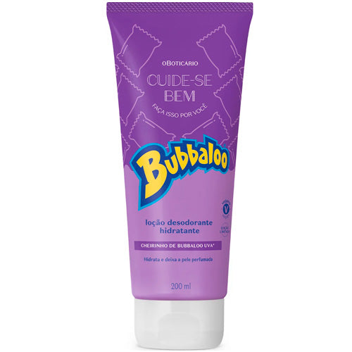 Loção Hidratante Corporal Bubbaloo Uva