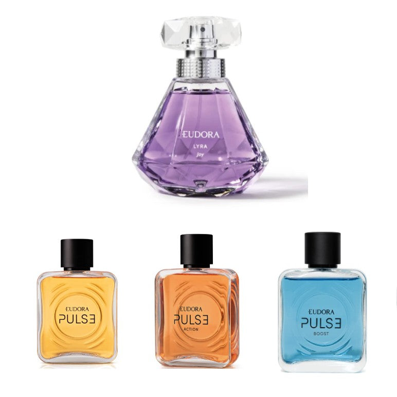 Kit lyra joy + Colônia Pulse (2 itens)