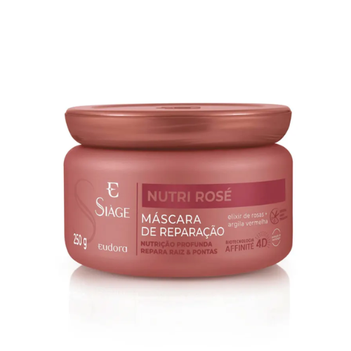 Máscara Capilar Siàge Nutri Rosé 250g - Eudora