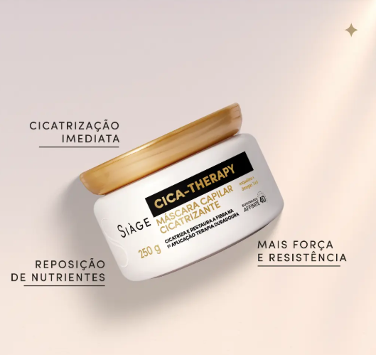Cica Therapy Máscara Capilar de Tratamento Siàge 250g - Eudora