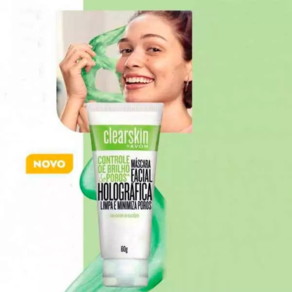 Máscara Facial Holográfica Clearskin