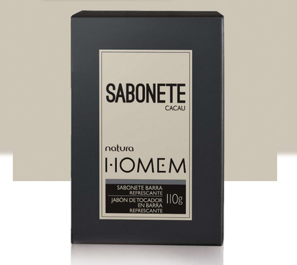 Sabonete em Barra Refrescante Natura Homem 110 g - Natura