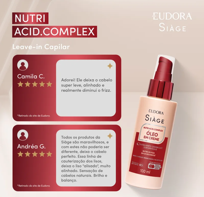 Óleo em Creme Siàge Nutri Acid.Complex 100ml