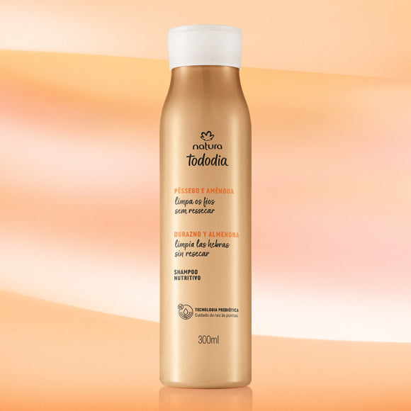 Tododia Shampoo Nutritivo Pêssego e Amêndoa 300 ml - Natura