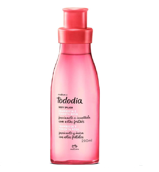 NATURA TODODIA BODY SPLASH FRAMBOESA E PIMENTA ROSA 200ML