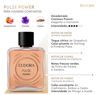 Pulse Power Desodorante Colônia 100ml - Eudora