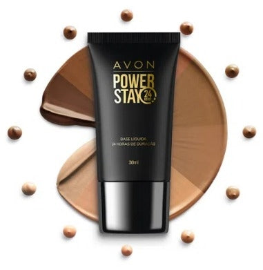 Base Líquida Power Stay Matte 24h 30ml Avon