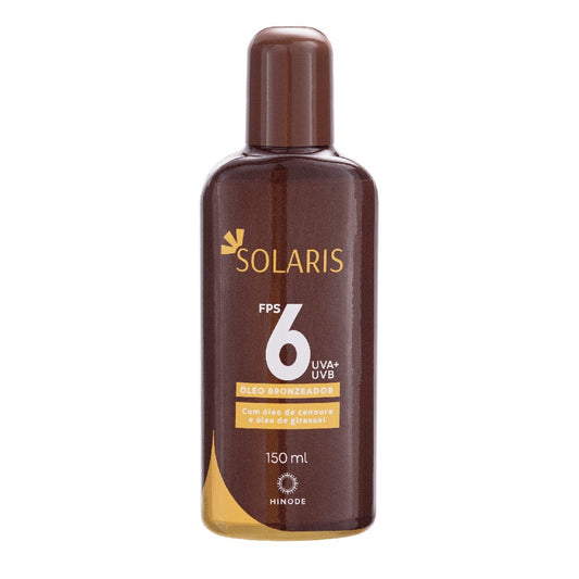 Óleo Bronzeador FPS 6 Uva E Uvb Solaris 150ml - Hinode