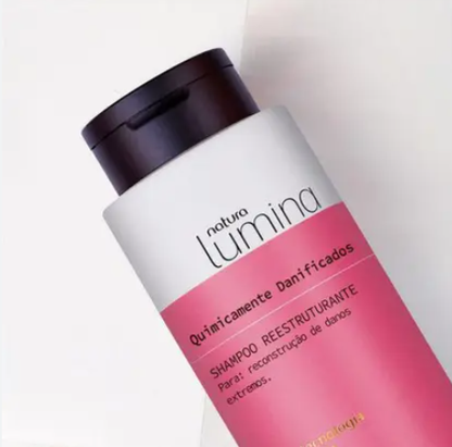 Lumina Shampoo Reestruturante Cabelos Quimicamente Danificados 300ml - Natura