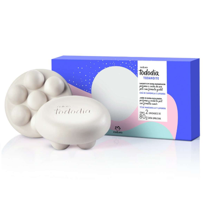 Tododia Todanoite Sabonete em Barra Massageador (2und de 80g) - Natura
